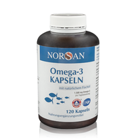 Norsan Omega-3 Kapseln 120 StüCk | NatüRliches FischöL | Hochwertiges Omega-3