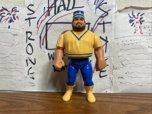 WWF Akeem Hasbro Wrestling Figure WWE WCW 1990 Ser...