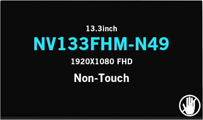 13.3'' For BOE NV133FHM-N49 NV133FHM N49 LCD FHD Non-Touch Screen Display 30Pins