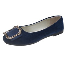 Women's Low Mid Kitten Pointed Toe Court Square Button Work Office Shoes