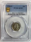1900-S Barber Dime : PCGS AU53
