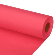Wrapping Paper, 12"x1000"(80') 80 GSM Craft Paper Roll Kraft Packing Paper Red