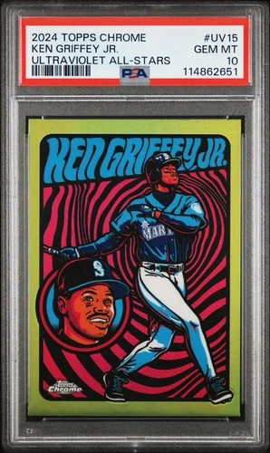 2024 Topps Chrome - Ultraviolet All-Stars Ken Griffey Jr #UV-15 PSA 10