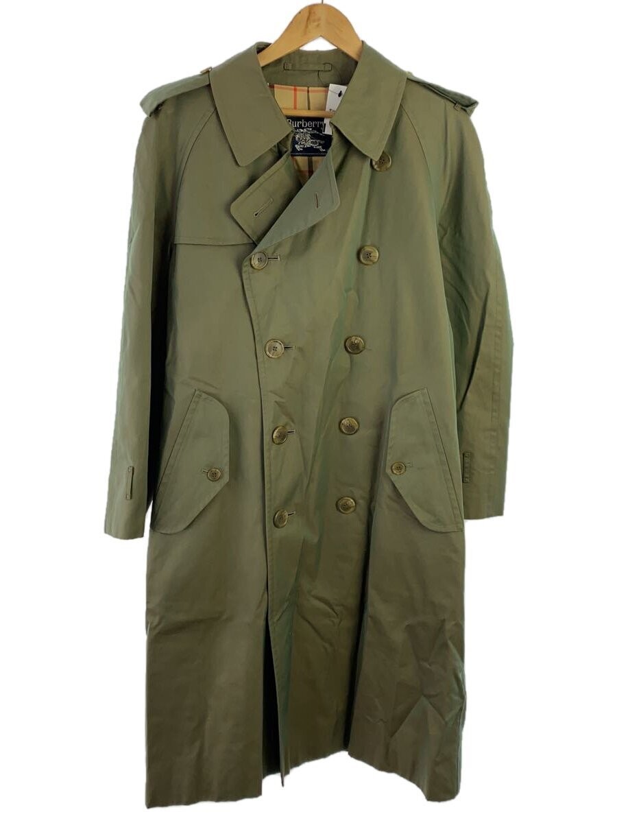 Burberry Men's Vintage Trench Coat Size 48 Long Classic Tan Coat EG ZIA