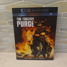 The Forever Purge (4K ULTRA HD + Blu-ray + Digital Code) NEW W/SLIPCOVER Sealed