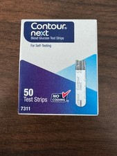 NEW SEALED CONTOUR NEXT 7311 Blood Glucose Test Strips - 50 ct. Exp 11/30/2027