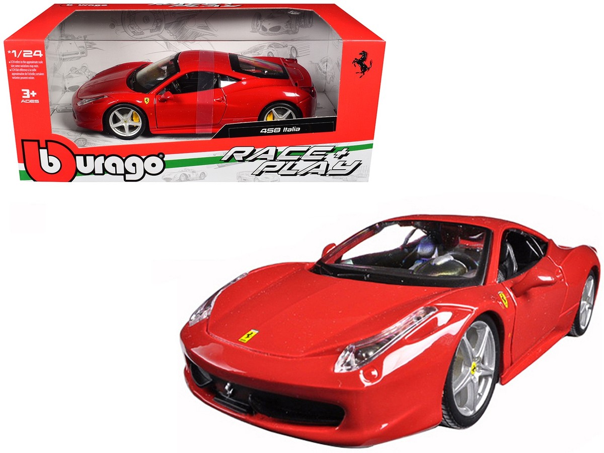 Bburago 26003RD 1/24 Ferrari 458 Italia Red | eBay