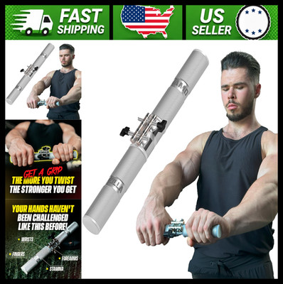 Gripzilla Forearm Strengthener Wrist Roller for Hand and Arm Training