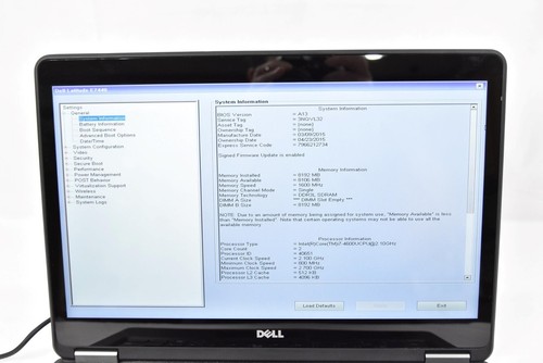 Dell Latitude E7440 Laptop i7-4600U 2.1GHz 8GB 256GB No OS 14" Touchscreen - Picture 2 of 12