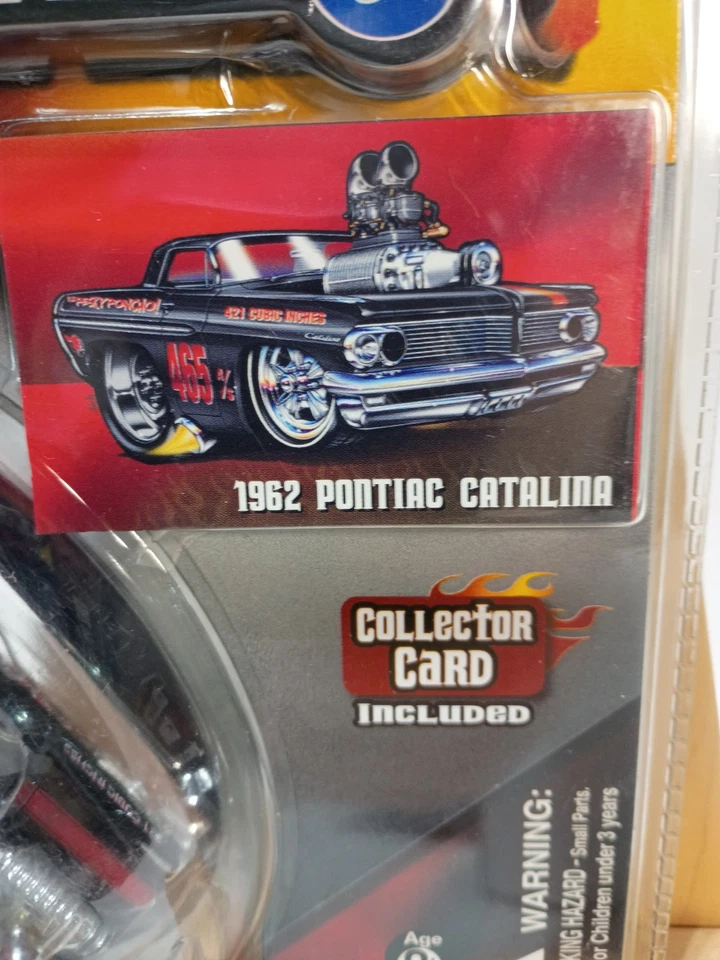 Muscle Machines 1962 Pontiac Catalina (The Pesky Poncho) Car Diecast 1:64 Scale - Image 2 of 4
