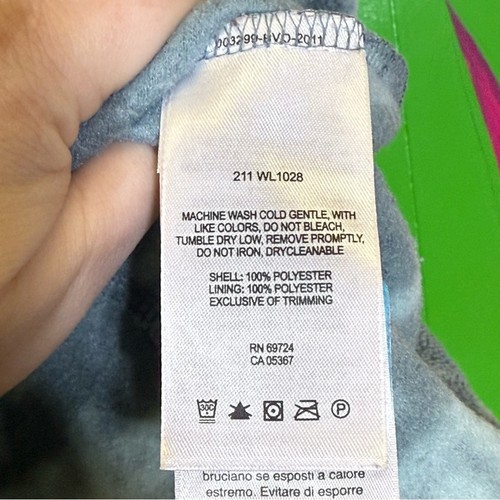 Columbia, gilet in pile fantasia blu. Taglia S. Usato in buone condizioni! - Foto 5 di 6
