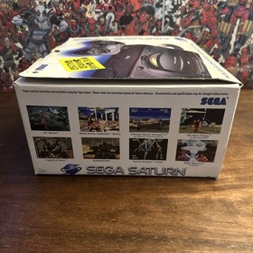 Sega Saturn Console - Complete CIB In Plastic - Tested - Authentic - Clean!