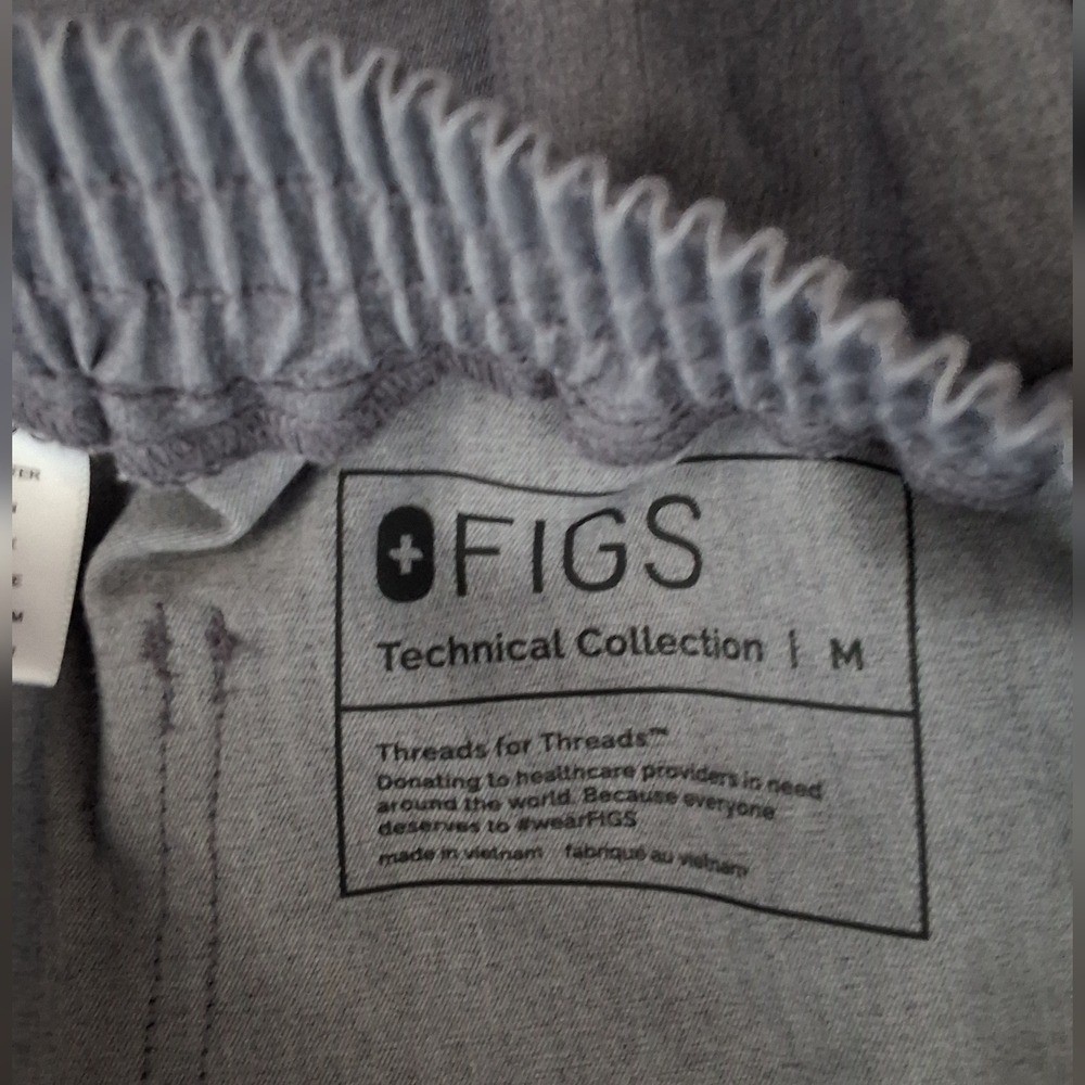 Figs Medium Technical Collection Charcoal Drawstr… - image 4