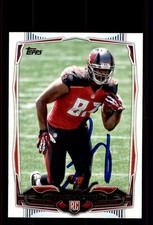 Signed Football Card Auto Austin Seferian-Jenkins 2014 Topps #342 Tampa Bay