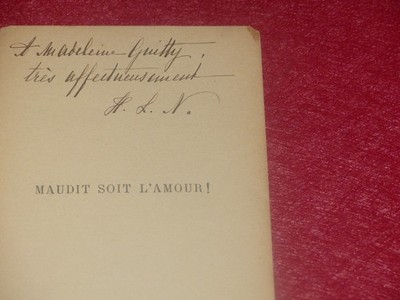 Souvenirs Mad. Guitty Schauspielerin Hermine Lecomte Du Nouy Autogramm Signiert