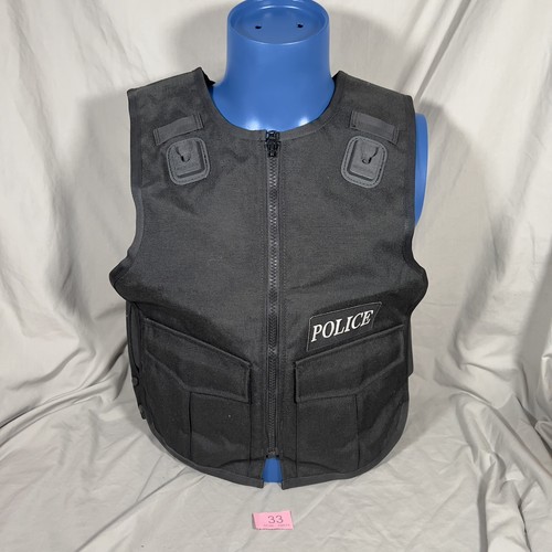 Genuine Ex Police Body Armour Cover Vest Carrier TV Collector Prop No Panels