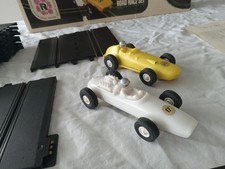 Eldon 1/32 scale slot car- 9516 Change Lane road race set -1964 - See Video 
