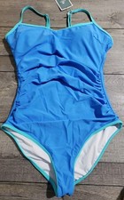 Women's One Piece Swimsuit Tummy Control Slimming Bathing Suit Sz M