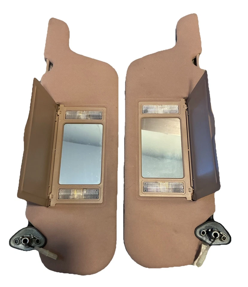 Par de quebra-sol lateral para motorista e passageiro Ford Thunderbird Mercury Cougar 1989-1997 - Imagem 3 de 4