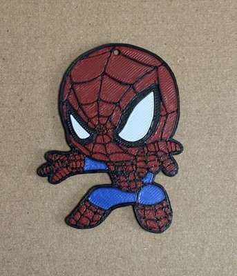 Spider-Man Keychain 3D Printed