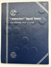 Mercury Head Dime Collection 1916 to 1945 41 Coins Whitman Album
