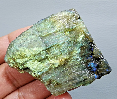 125 Ct Rare Flashy Labradorite Slab Crystal Rough Gemstone Raw Labradorite Rough - Picture 2 of 10