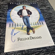 Kevin Costner Field of Dreams Signed Autograph 11x17 Photo  w/Proof & COA Holo !