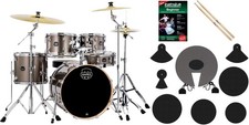 Mapex Venus Fusion Copper Metallic Starter Set Schlagzeug Schule Dämpfer