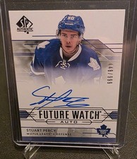 Stuart Percy 2014 SP Authentics Future Watch Auto /999 Maple Leafs