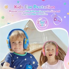 Kids Noise Cancelling Earmuffs SNR 26dB Sensory Ear Protection For Toddler Child