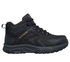 SKECHERS WORK Men's Speed-Flex Trekker Carbon Nano Toe Work Boot Black/Red - 200