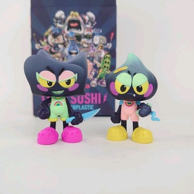 Superplastic Bad Sushi Figure Slice & Spice Wasabi Ginger Black Chase