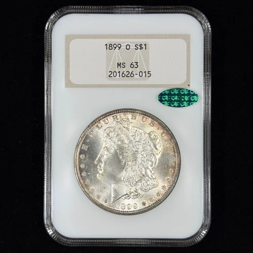 1899-O $1 MS63 NGC Fatty Toned Morgan Silver Dollar - CAC Approved - Nice Coin