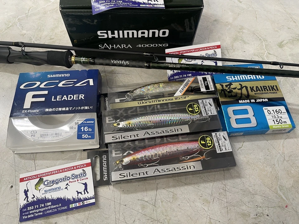 COMBO SPINNING INTERAMENTE SHIMANO SAHARA - Immagine 2 di 4