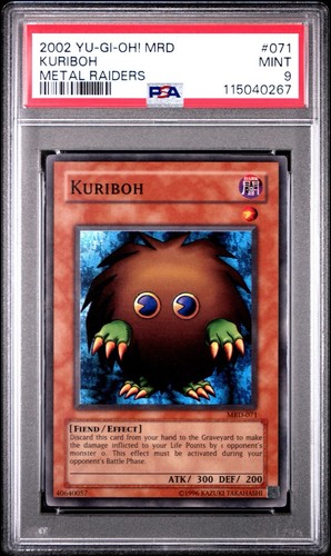 Yu-Gi-Oh! 2002 Kuriboh Metal Raiders MRD Unlimited Super Rare PSA 9