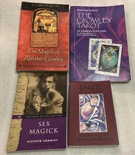 Aleister Crowley x4 : Sex Magick, Crowley Tarot, Tarot Mirror Of The Soul