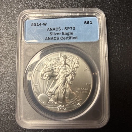 2014 W American Silver Eagle ANACS SP-70