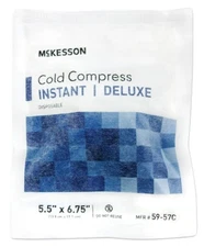 24 Instant Disposable Cold Packs Small 5.5" x 6.75" First Aid Cold Compress