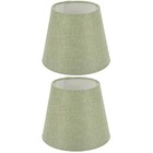 Set of 2 Small Lamp Shades Fabric Lampshades for Table Country Decor