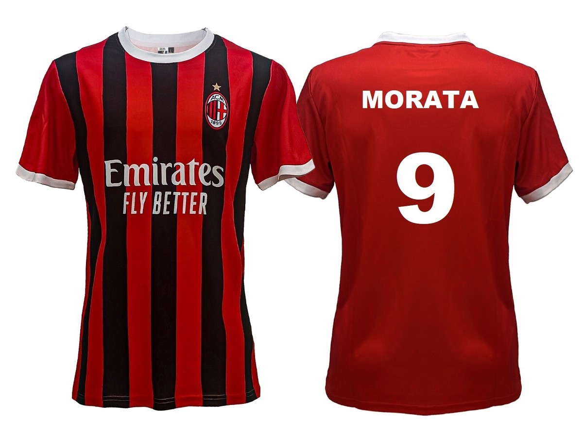 MAGLIETTA 2025 AC MILAN ALVARO MORATA TAGLIA M STAGIONE 2024/25