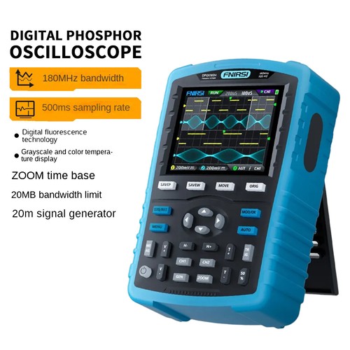 DPOX180H 2-Channel 180MHz-3DB 500 MSPS Digital Oscilloscope& Signal Generator - Bild 4 von 11