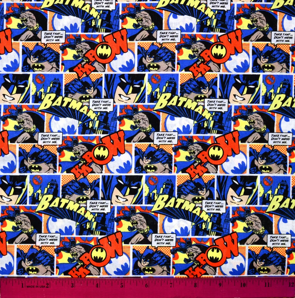 Batman Cotton Craft Fabrics for sale | eBay