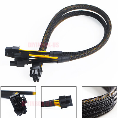 #ad #ad 35cm DELL GPU POWER 09H6FV CABLE FOR POWEREDGE R730 8pin to 86pin 14Pin 0N08NH $16.98