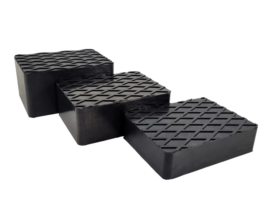 MARKENLOS Gummiauflage für Hebebühne Gummi Block Puffer Gummiunterlage Wagenheber