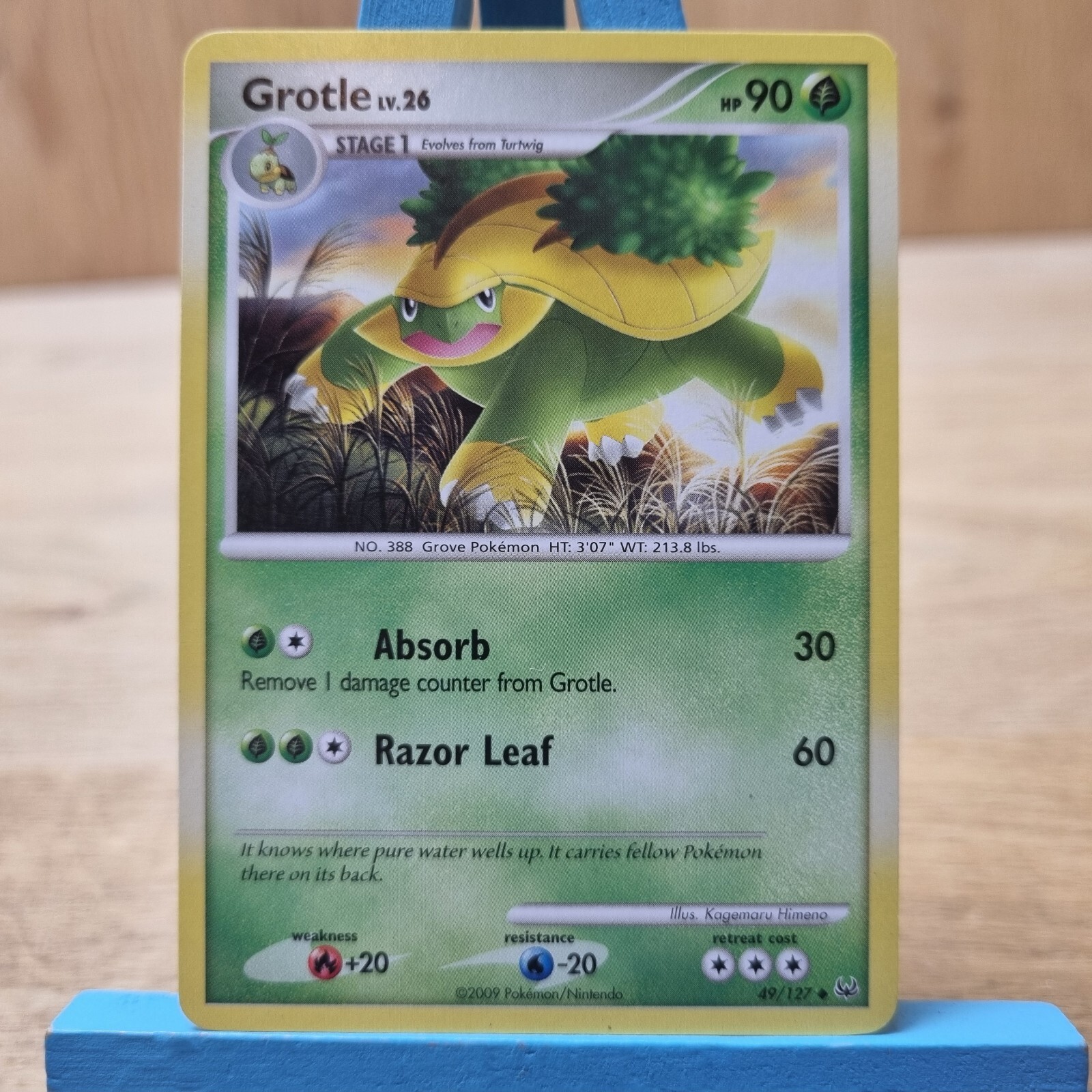 Grotle 49/127 Platinum Base Set Pokemon Card