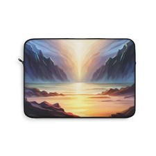 Sunset Ocean zippered polyester 13 Inch Laptop Sleeve