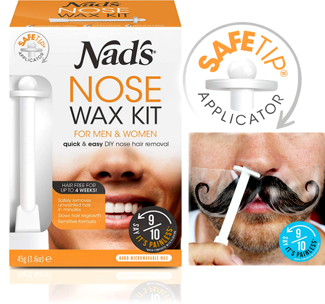 Nad's Nose Wax Kit for Men & WomenWaxing Kit for Quick