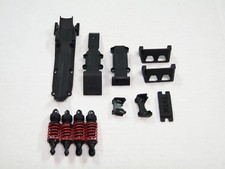 NEW TRAXXAS 1/16 E-REVO Shocks Set Skid Plates BLACK/GRAY Springs VXL RE11K