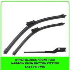 WIPER BLADES FRONT FIT AUDI A5 SPORTBACK 09/2016 - >