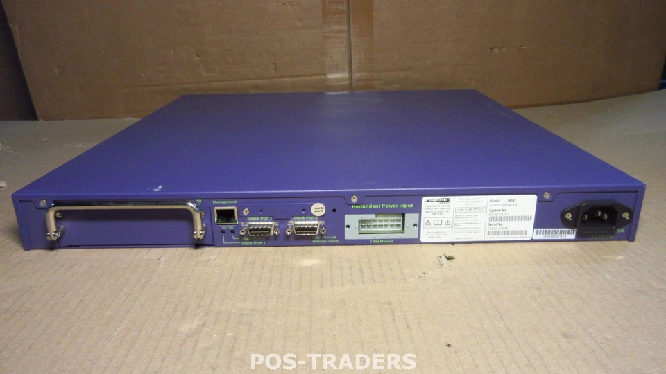 Extreme Networks X450e-48T 16147 Summit 48-Ports Layer 3 GIGABIT Switch XGM2 - Image 3 of 4